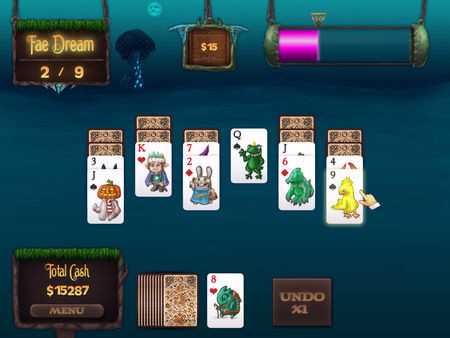 Игра Faerie Solitaire, скриншот