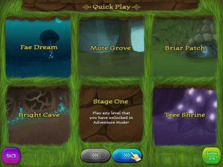 Игра Faerie Solitaire, скриншот