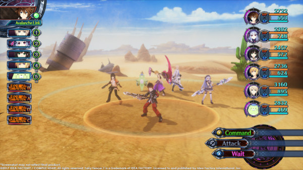 Игра Fairy Fencer F Advent Dark Force, скриншот