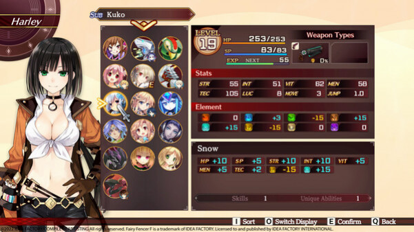 Игра Fairy Fencer F: Refrain Chord, скриншот