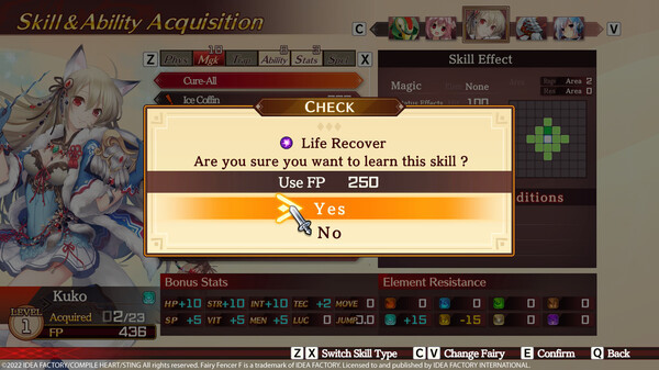 Игра Fairy Fencer F: Refrain Chord, скриншот