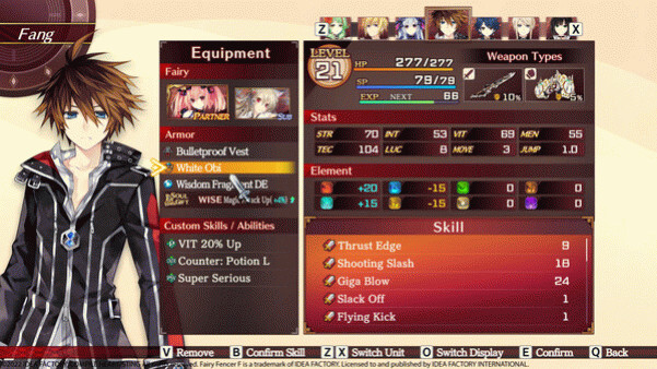 Игра Fairy Fencer F: Refrain Chord, скриншот