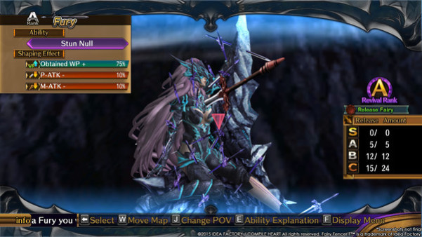 Игра Fairy Fencer F, скриншот