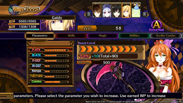 Игра Fairy Fencer F: Ultimate Armor Pack, скриншот