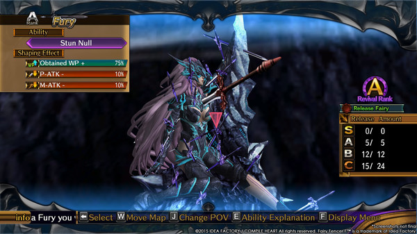 Игра Fairy Fencer F: Ultimate Armor Pack, скриншот