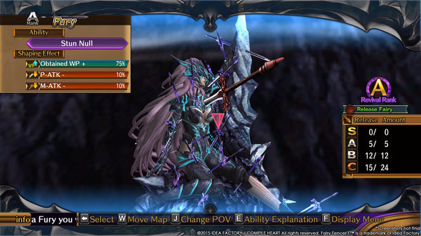 Игра Fairy Fencer F: Weapon Change Accessory Set, скриншот