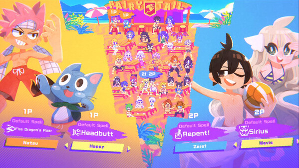 Игра FAIRY TAIL: Beach Volleyball Havoc, скриншот