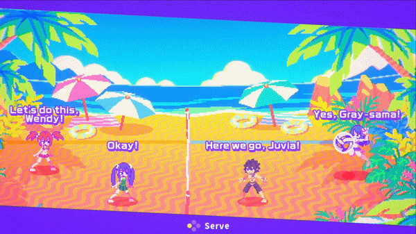Игра FAIRY TAIL: Beach Volleyball Havoc, скриншот