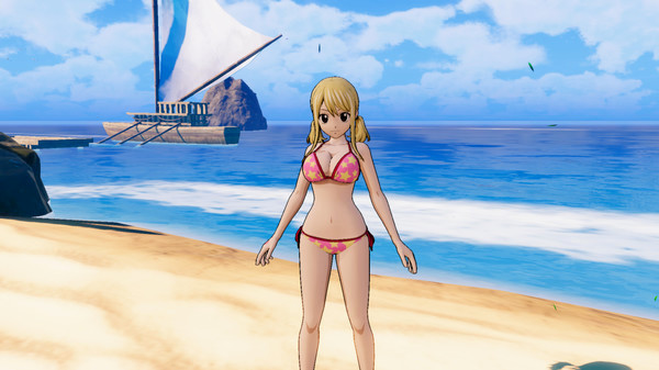 Игра FAIRY TAIL: Lucy's Costume "Special Swimsuit", скриншот