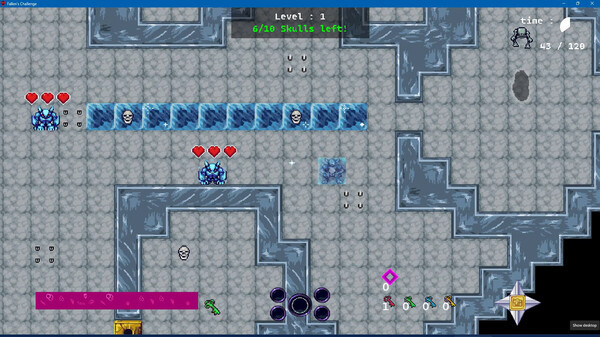 Игра Fallen's Challenge, скриншот