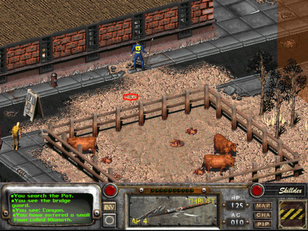 Игра Fallout 2: A Post Nuclear Role Playing Game, скриншот