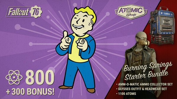 Игра Fallout 76: Burning Springs Starter Bundle, скриншот