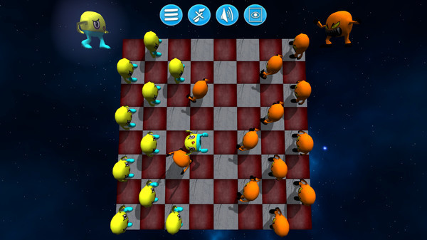 Игра Fantastic Checkers 2, скриншот