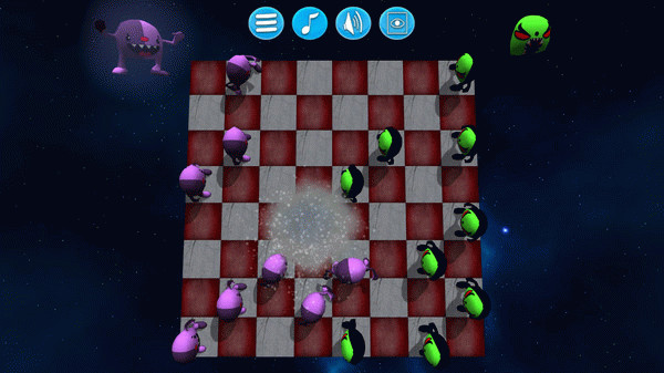 Игра Fantastic Checkers 2, скриншот