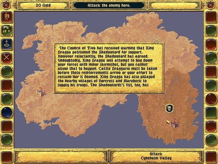 Игра Fantasy General, скриншот