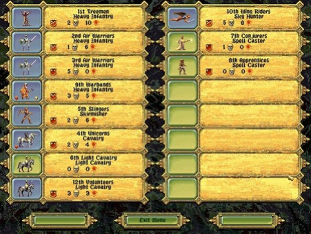 Игра Fantasy General, скриншот