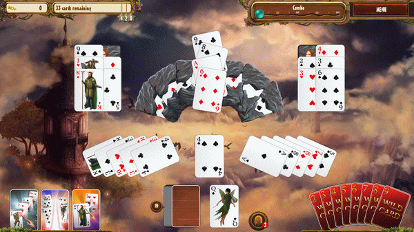 Игра Fantasy Quest Solitaire, скриншот
