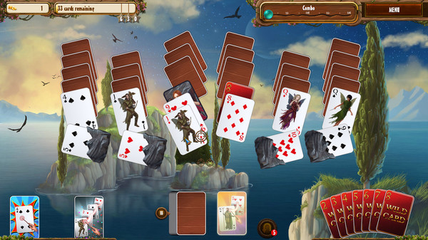 Игра Fantasy Quest Solitaire, скриншот