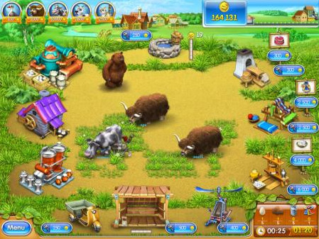 Игра Farm Frenzy 3, скриншот