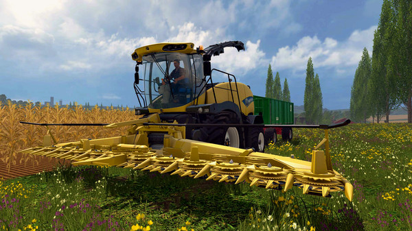 Игра Farming Simulator 15 - New Holland Pack, скриншот