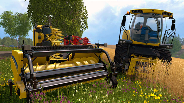 Игра Farming Simulator 15 - New Holland Pack, скриншот