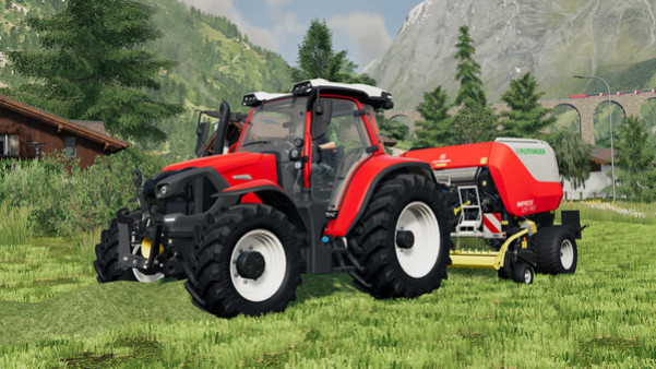 Игра Farming Simulator 19 - Alpine Farming Expansion, скриншот