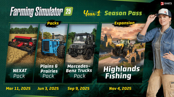 Игра Farming Simulator 25 - Year 1 Season Pass, скриншот