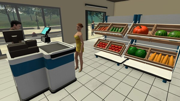 Игра Farming & Supermarket Simulator, скриншот