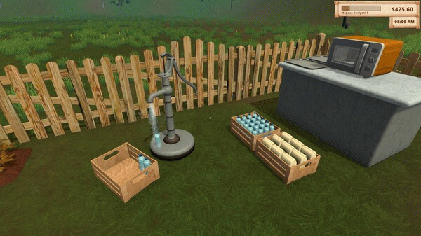 Игра Farming & Supermarket Simulator, скриншот