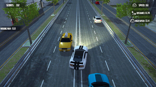 Игра Fastest Cars Traffic Racer, скриншот