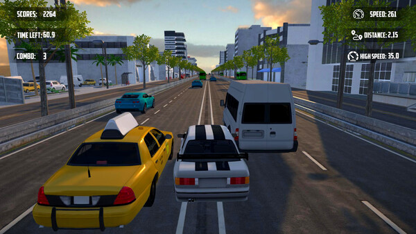 Игра Fastest Cars Traffic Racer, скриншот