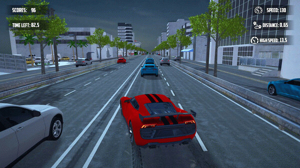 Игра Fastest Cars Traffic Racer, скриншот