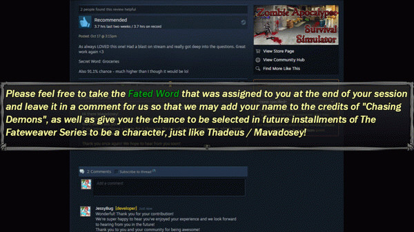 Игра Fateweaver: Smash or Pass, скриншот