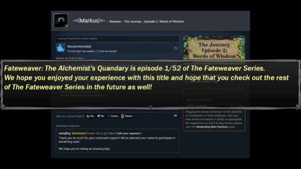 Игра Fateweaver: The Alchemist's Quandary, скриншот