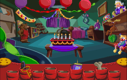 Игра Fatty Bear's Birthday Surprise, скриншот