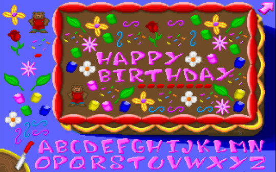 Игра Fatty Bear's Birthday Surprise, скриншот