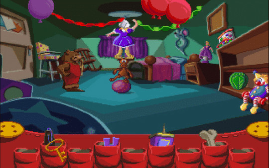 Игра Fatty Bear's Birthday Surprise, скриншот