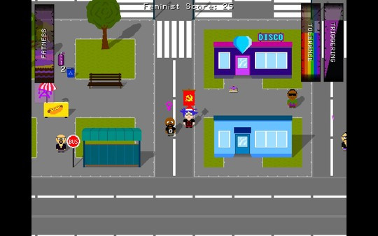 Игра FEMINAZI: The Triggering, скриншот