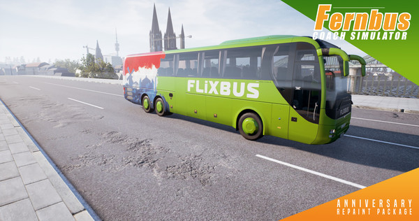Игра Fernbus Simulator - Anniversary Repaint Package, скриншот