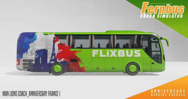 Игра Fernbus Simulator - Anniversary Repaint Package, скриншот