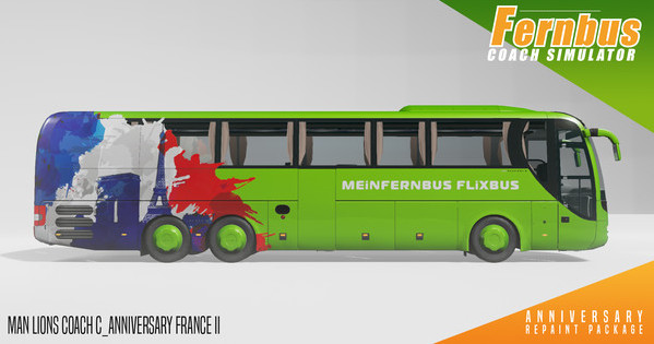 Игра Fernbus Simulator - Anniversary Repaint Package, скриншот