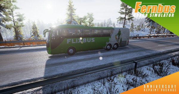 Игра Fernbus Simulator - Anniversary Repaint Package, скриншот