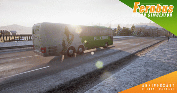Игра Fernbus Simulator - Anniversary Repaint Package, скриншот