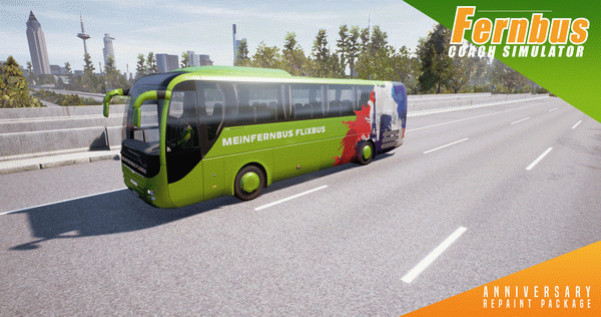 Игра Fernbus Simulator - Anniversary Repaint Package, скриншот