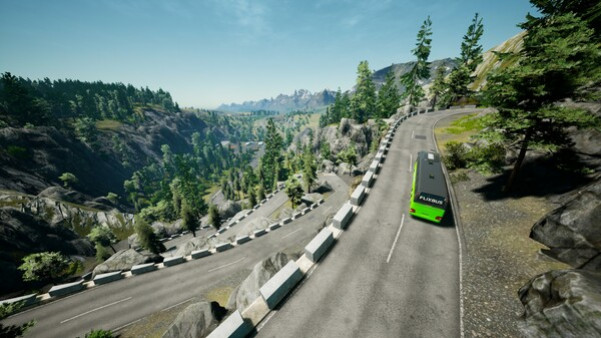 Игра Fernbus Simulator - Австрия/Швейцария, скриншот