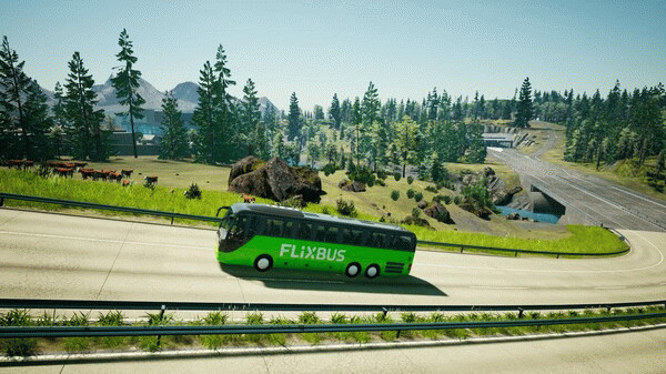 Игра Fernbus Simulator - Австрия/Швейцария, скриншот
