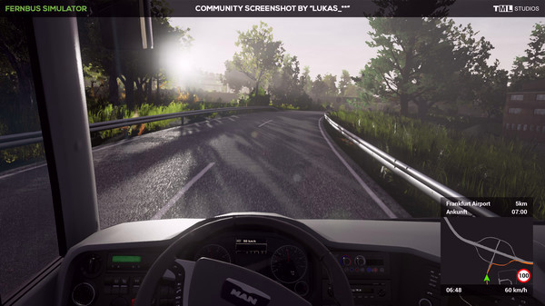 Игра Fernbus Simulator, скриншот