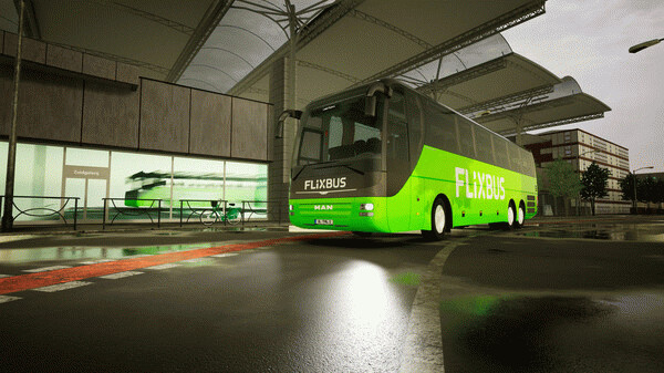 Игра Fernbus Simulator, скриншот