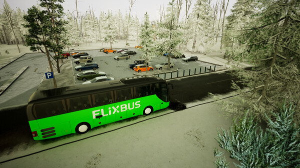Игра Fernbus Simulator, скриншот