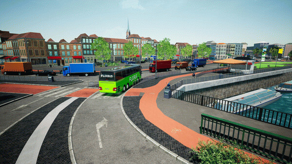 Игра Fernbus Simulator, скриншот
